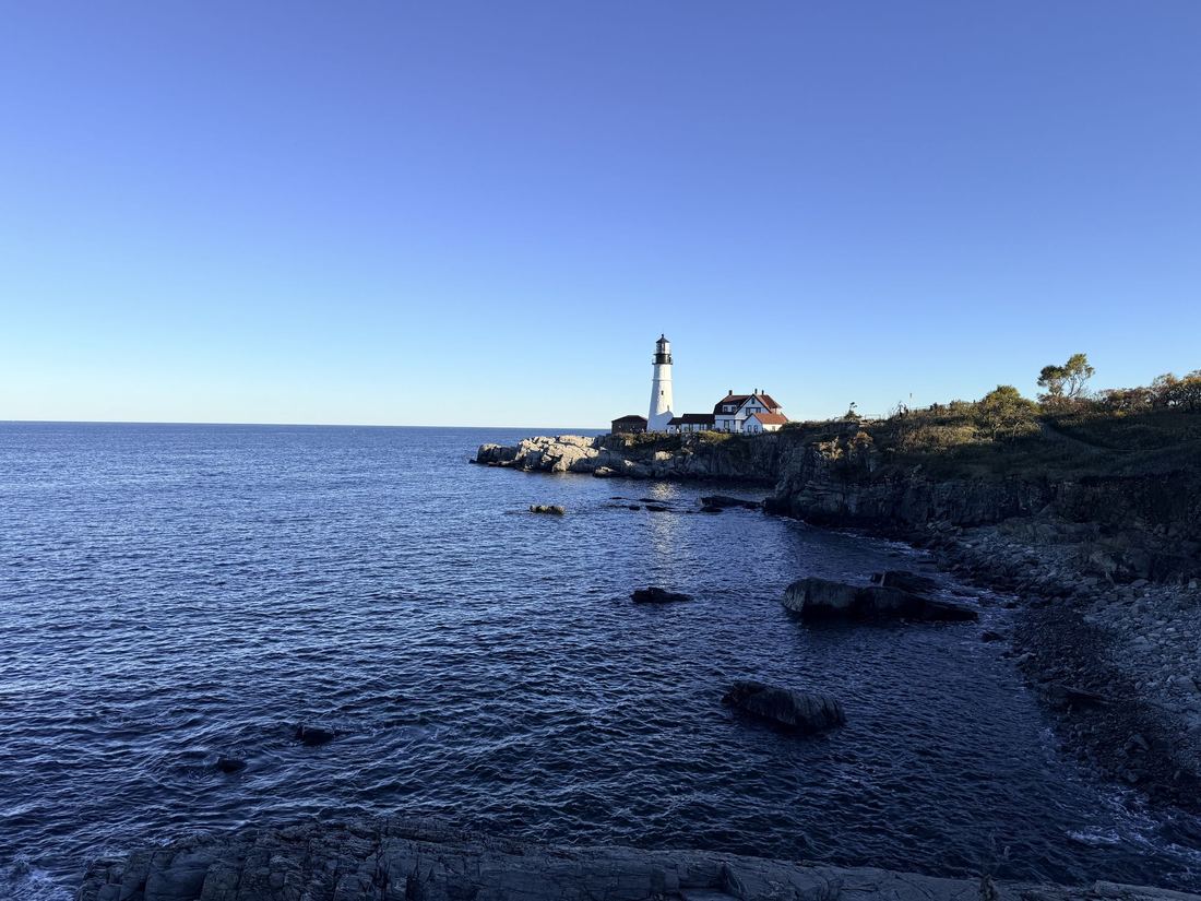 Portland Head Light. Cape Elizabeth, late afternoon.