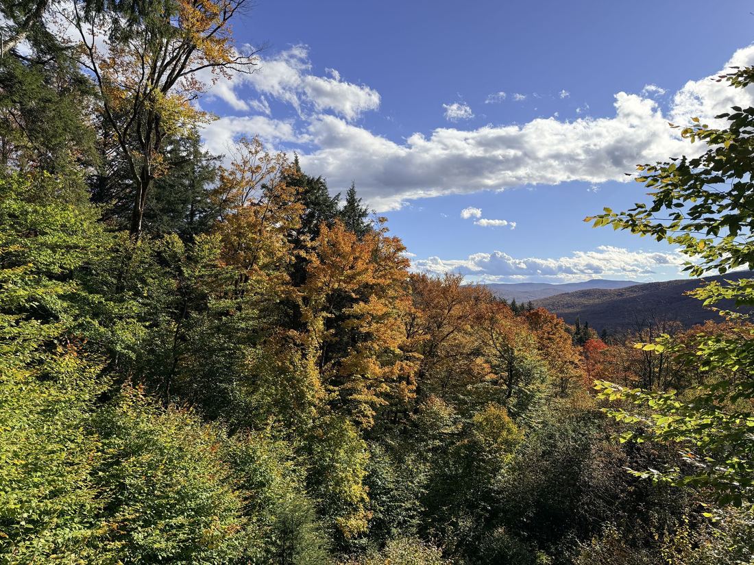 The Flume. View from the Flume Gorge loop, Franconia Notch State Park.