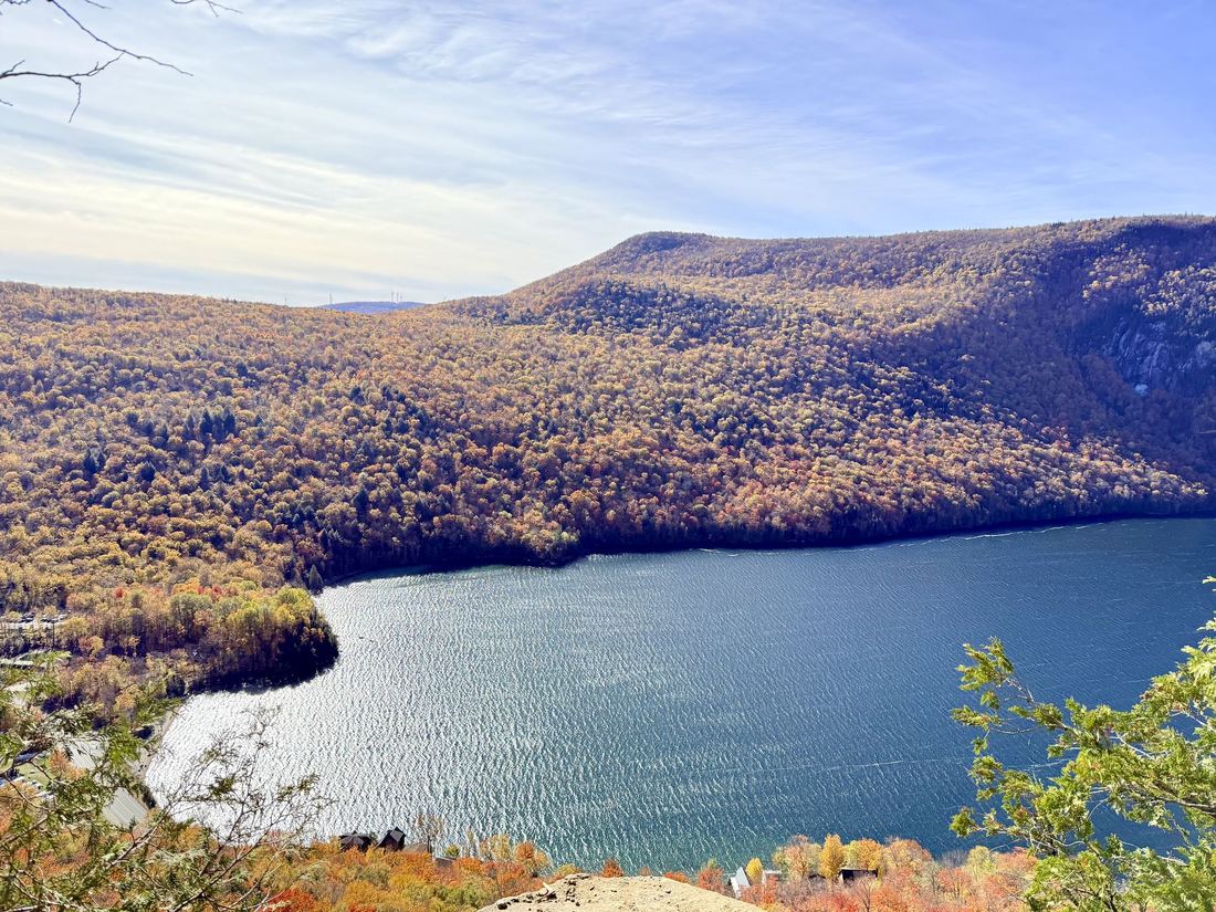 Lake Willoughby. From above the south end of the lake.